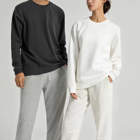 Women's Heavyweight Relaxed Crew Neck Long Sleeve T-Shirt